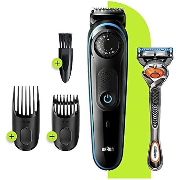 Tondeuse - BRAUN - BT 3040 - Autonomi 60 min - Inställningar 1 mm till 2 cm - Färg Svart
