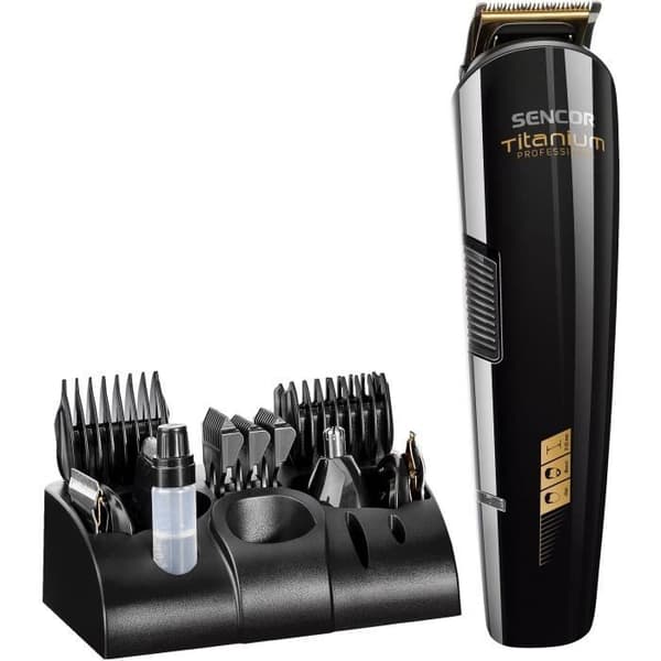 Professionell hårklippare - SENCOR - SHP 8305BK - 12 tillbehör - Svart