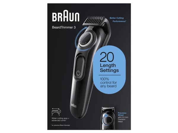 Braun skäggtrimmer serie 3 BT3300