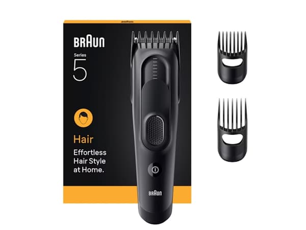 Braun HC5530, Black, 3 mm, 3.5 cm, Head, Battery, 50 min