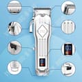 Miniatyrbild 2 av 4: TD® 3-delad metall elektriska hårklippare set Elektriska tryckklippare fram- och återgående rakhyvlar för män