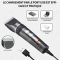 Miniatyrbild 2 av 4: TD Hårklippare för män USB-laddning professionellt hårklippsbatteri med 180 minuters autonomi keramiskt huvud