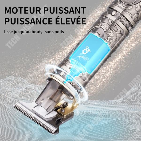 TD 10W trimmer med USB-display Skäggtrimmer för män Hårtrimmer för män Skäggtrimmer Hårtrimmer elektrisk skäggtrimmer