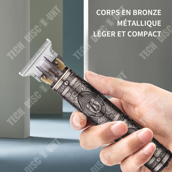 TD 10W trimmer med USB-display Skäggtrimmer för män Hårtrimmer för män Skäggtrimmer Hårtrimmer elektrisk skäggtrimmer