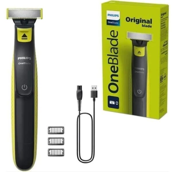 Philips Oneblade QP2724/10 rakapparat - 3 tillbehör (1 / 3 / 5 mm) ingår - uppladdningsbar trådlös