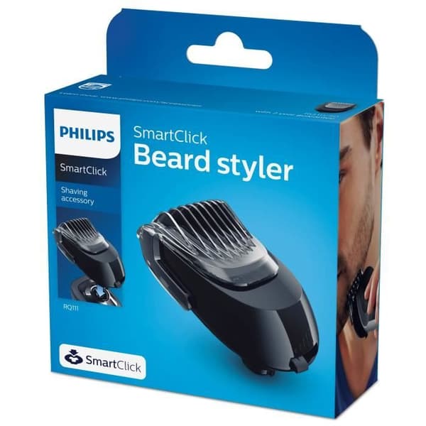 PHILIPS RQ111/60 skäggtrimmertillbehör - SmartClick clip-on - 5 klipphöjder