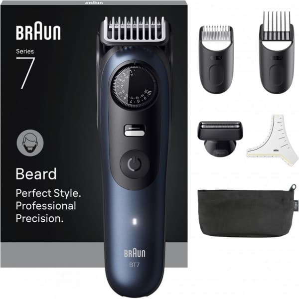 Braun Series 7 partatrimmeri, BT7520, sininen musta, Sininen