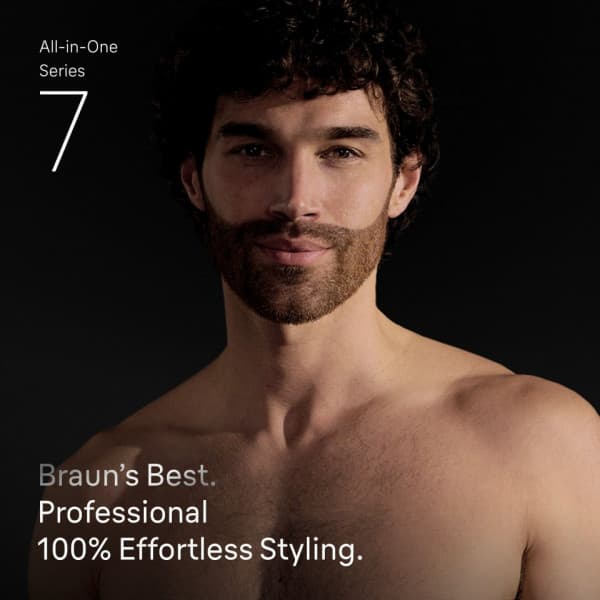 Braun All-in-One Serie 7 multifunktionstrimmer, AIO7580, blå