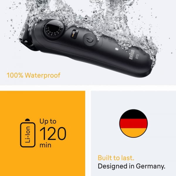 Braun Series 5 skäggtrimmer, BT5560, svart