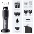 Miniatyrbild 6 av 6: Braun All-in-One Series 7 multifunktionstrimmer, AIO7560, grå