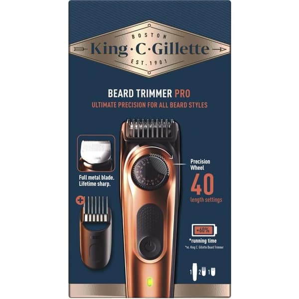 KING C. GILLETTE Skäggtrimmer PRO