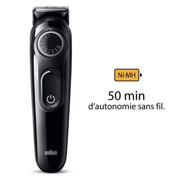 Skäggtrimmer - Braun - BT3410 - Ultraklar - 40 klipphöjder - Trådlös drift