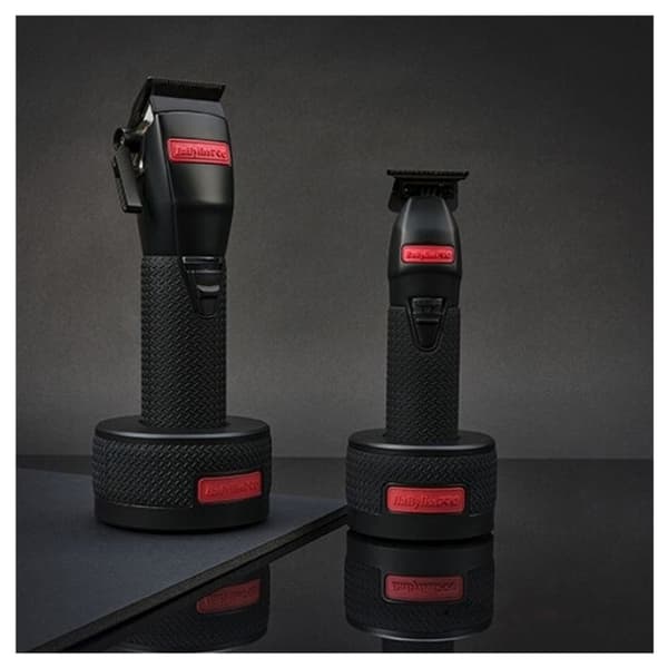 Precisionstrimmer - BabylissPro - Skeleton Black & Red Boost+ - 4h batteritid - 40 mm DLC-blad - Sladdlös