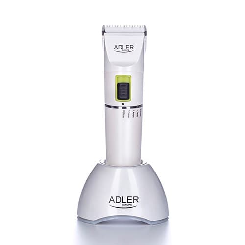 Adler | Hårklippare | AD 2827 | Sladdlös eller med sladd | Antal längdsteg 4 | Vit