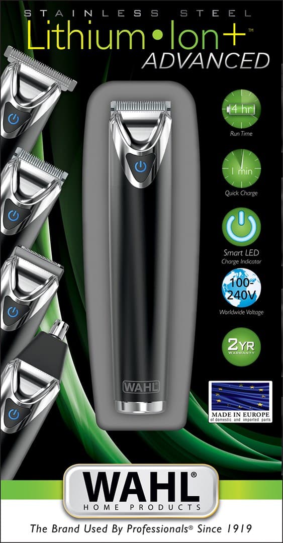Wahl 9864-016 skäggtrimmer Batteri Svart
