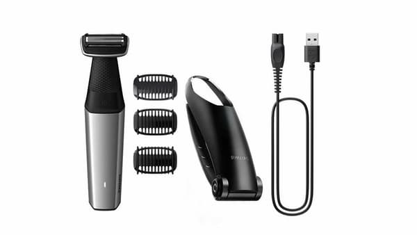 Philips BODYGROOM Series 5000 BG5021/15 kropsplejer/barbermaskine Sort, Sølv