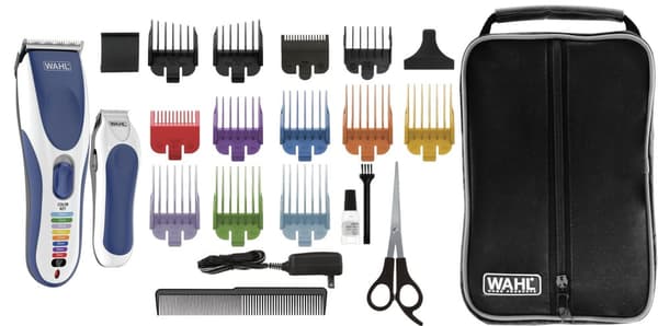 Wahl 09649-916 hårtrimmer/-klipper Blå, Hvid 8 Nikkelmetalhydrid (NiMH)