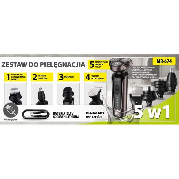 Hårtrimmer Feel Maestro MR-674 1 Delar