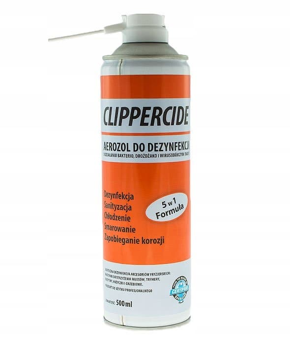 CLIPPERCIDE 5-i-1 rakhyveldesinfektionsspray - 500 ml