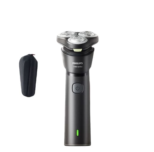 Philips bærbar barbermaskine med tre blade, effektiv og ren barbering, nyd en forfriskende effekt på farten