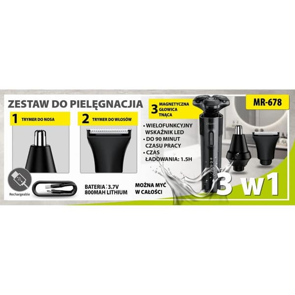 Hårtrimmer Feel Maestro MR-678 1 Delar