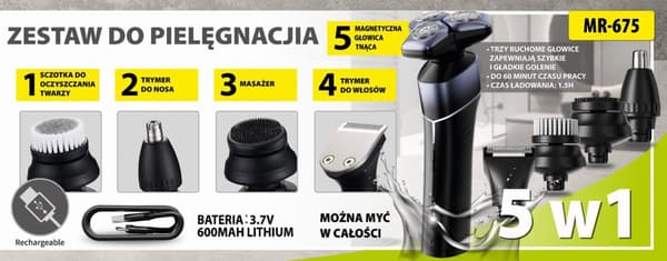 MAESTRO MR-675 5-in-1 USB-parranajosarja