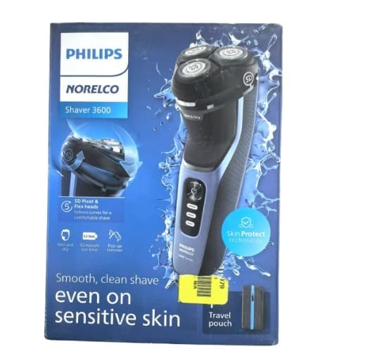 Philips Noric Series 3600 barbermaskine, behagelig og ren barbering, plejer følsom hud