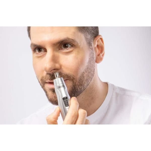 Skäggtrimmer - WAHL - Mustasch & skägg - med näs-/örontrimmer - 5-läges variabla kammar