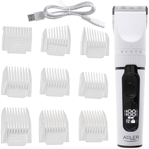 Hårklippare - ADLER EUROPE - AD 2839 - LED-skärm - Autonomi 180 min - USB-laddning