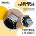 Miniatyrbild 6 av 6: WAHL 20107.0460 Baldfader hårklippare - Trimmer med sladd - Avsmalningsfunktion - Automatisk skärpning - Bladbredd 45 mm