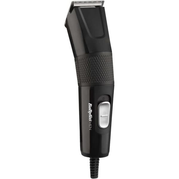 BABYLISS E756E - Elektrisk hårklipper med ledning - XL 45 mm klinger - 9 klippehøjder - Hurtig rengøring - Sort