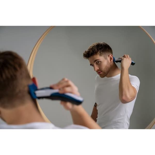 Hårklippare - WAHL - COLOR PRO SLÅDDÖV - 3,5 W - 8 kammar - Batteritid: 60 min - Blå / Grå