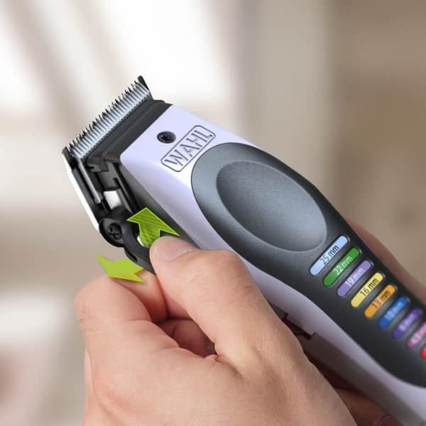 Hårtrimmer - WAHL - ColorPro Sladdlös Litium - 240 V - 120 min - Vit / Svart