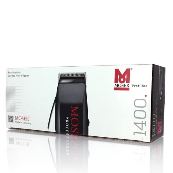 Moser 1400 Professional Cutting Trimmer - Svart - Längdinställningar 0,1-3 mm - Tillbehör ingår