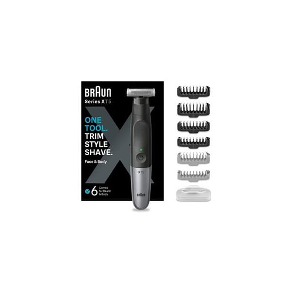 Trimmer - Braun - XT5200 - Rostfritt stål - Uppladdningsbar - Vattentät