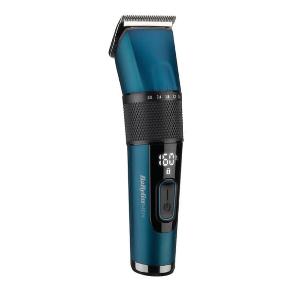 BaByliss japansk stål digital hårklipper sort, blågrøn 45 litium-ion (Li-Ion)