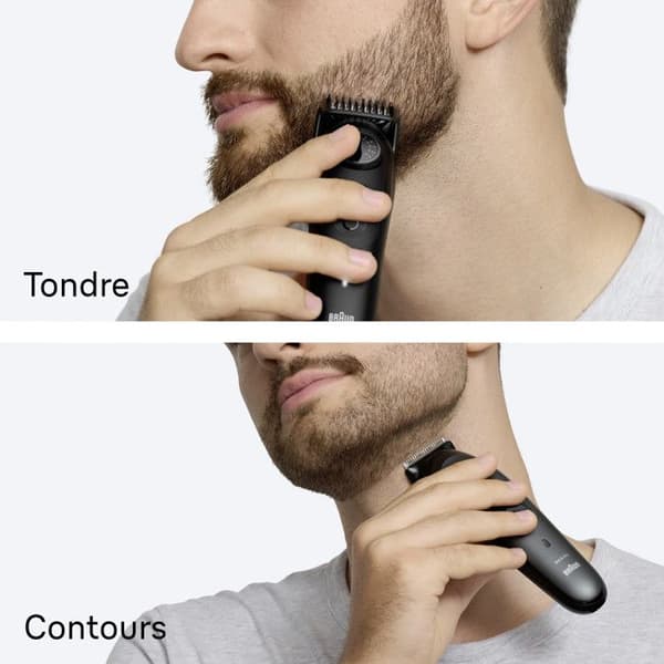 Braun Skäggtrimmer Serie 5, + 2 Verktyg För Att Skapa Din Stil, 20 Längder, Vass Kniv, BT5500, Svart