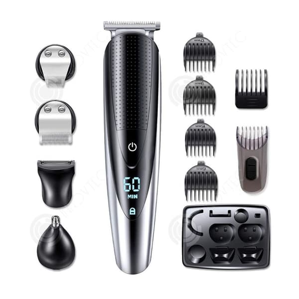 INN Hårklippare 5 i 1 800mah grooming kit för män hårklippare och kroppshårtrimmer duschgel com