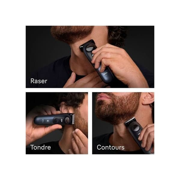 Skäggtrimmer - BRAUN - Series 9 - 180 Min Autonomi - 50 Längder - ProBlade Kniv