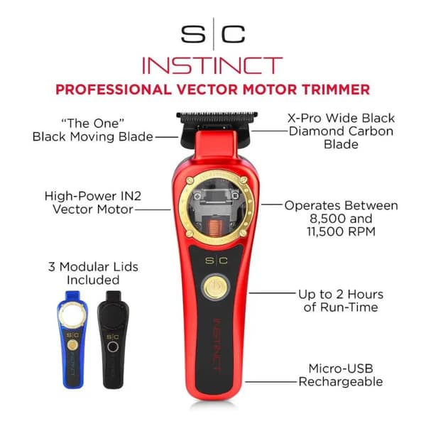 StyleCraft Instinct Cordless Trimmer - Trimmer