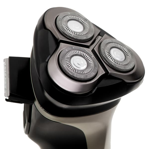 Elektrisk barbermaskine med LED-display og IPX7-klassificeret vandtæthed