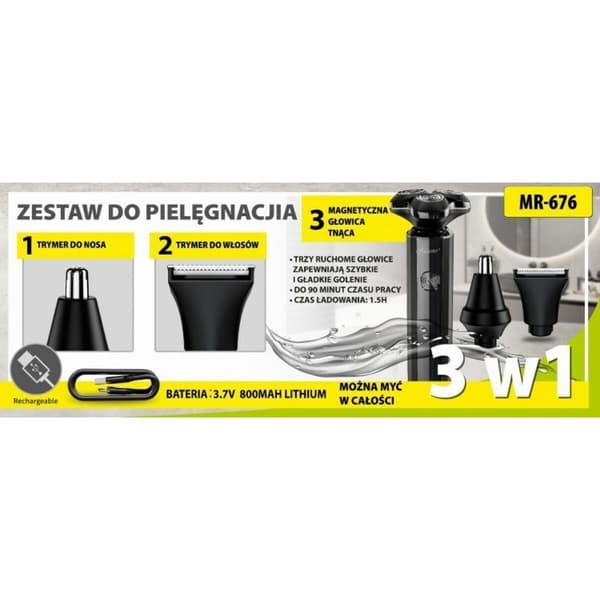 Hårtrimmer Feel Maestro MR-676 1 Delar