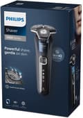 Miniatyrbillede 8 af 8: Philips SHAVER Series 5000 S5885/10 barbermaskine til mænd Roterende barbermaskine Trimmer Sort, Blå