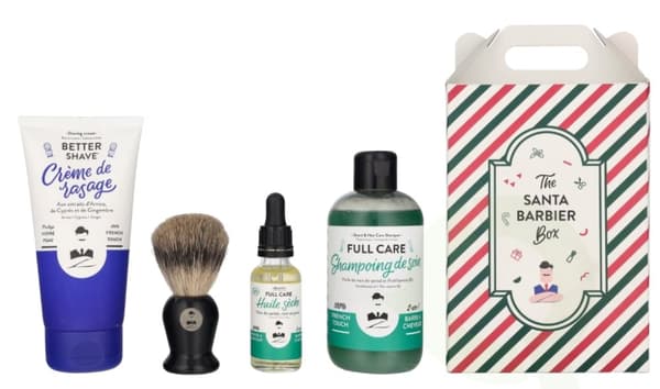 Monsieur Barbier Santa Barbier Shaving & Beard Set 455 ml Better Shave 175ml/Oil 30ml/Shampoo 250ml/Shaving Brush