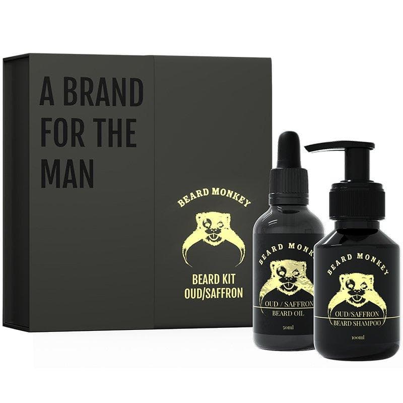 Giftset Beard Monkey 2021Oud and Saffron