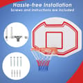 Miniatyrbillede 5 af 8: Basketballkurv, 91x61 cm, Hvid Rød