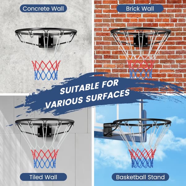 Basketballkurv, 60x48x38 cm, Sort
