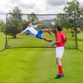 Miniatyrbillede 3 af 8: Fodbold Rebounder Net, 375x151x185 cm, Sort/Hvid