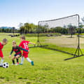 Miniatyrbillede 2 af 8: Fodbold Rebounder Net, 375x151x185 cm, Sort/Hvid