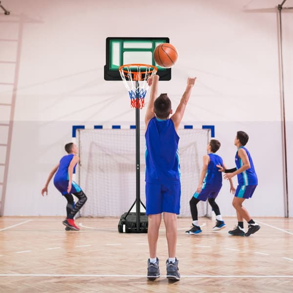 Basketbollställning, 51x72.5x98.5 tum, Grön